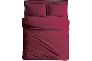 MAXIME MAISON - Completo Lenzuola Matrimoniali Cotone 100% Made in Italy, Set Lenzuola Letto Matrimoniale Anallergiche con Federe Tinta Unita, Biancheria da Letto Certificata Oeko Tex Standard 100