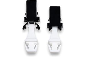 VDE INDUSTRIES Juego de 2 pares de cierres de basura de repuesto compatible con Brabantia Touch