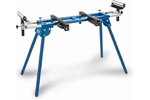 Scheppach UMF1600 Universal Mitre Saw Stand | Foldable, Portable & Compact Saw Base | 200kg Load | 1.65m Arm | Fits 95% of Evolution, Makita, DeWalt, Bosch, Ryobi, Einhell Power Tools