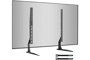 BONTEC Universal TV Standfüße für LCD LED 22-65 Zoll Fernseher Tisch Beine Füße Höhenverstellbar bis zu 50KG, Max.VESA 800x400mm