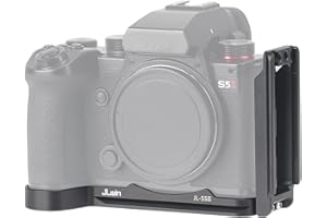 FOTGA Schnellwechselplatte L-Winkel Vertikale L-Bracket Platte für Panasonic LUMIX S5 II S5IIX Kamera, Kompatibel mit DJI Ronin RS2/RSC2/RS3/RS3 Pro/RS3 Mini Gimbal Stabilisator Arca Swiss Stativ