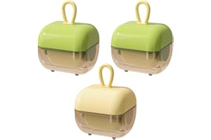 CARRENEU Pack of 3 Lint Rollers, Reusable, Lint Roller, Pet Hair, Washable, Reusable Lint Roller, Practical Lint Roller, Hair Removal Tool for Home and On the Go