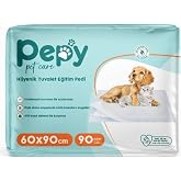 Pepy Pet Care Hijyenik Tuvalet Eğitim Pedi, 60x90 cm, 90 Adet (3x30'lu)