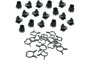 KUNGFU MALL Lifreer 50 Stück Orchideenklammern für Pflanzen Orchideen und 50 Stück Pflanzenklammern für Kletterpflanzen