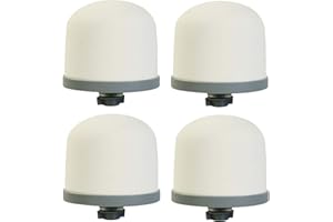 Huining - Filtro dell'acqua a cupola in ceramica, pre-filtrazione Zen, filtro di ricambio da 0,15 a 0,5 micron, per sistema di filtrazione a secchio d'acqua domestico 2PCS (4PCS)