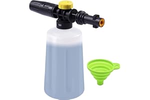 OHAYORI Lancia Schiuma per Idropulitrice, Ugello Dispenser di Sapone 750ml per Karcher K2 K3 K4 K5 K6 K7, Pistola Alta Pressione per Pulizia Auto e Giardino