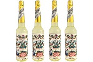 ALJOIR Pack 4 Botellas Agua Florida 270 ml 100% Colonia Original Perú Amarilla Murray & Lanman, Botella de plástico