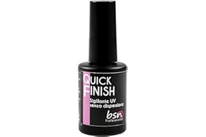 BEAUTY SPACE NAILS Top Coat gel UV brillant Quick Finish ultra brillant, ne coule pas 15 ml