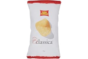 10 x BUSTA PATATINE SAN CARLO CLASSICA BAR PIU' GUSTO 300gr BOX ESPOSITORE CHIPS