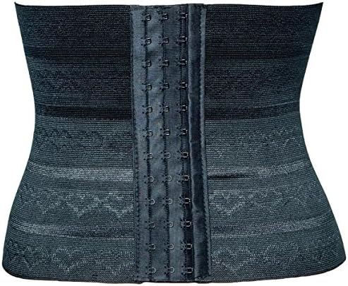 Sanya Slimmer Women's Latex Waist Training Cincher Corset Body Shaper Black - L