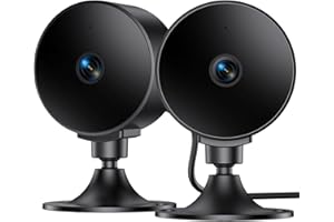 Eightree Indoor Camera 2K 3MP, Security Camera with Motion & Sound Detection, Pet Camera for Pet, Two-Way Audio, 25ft Night Vision, Supports 256G SD&Cloud, Works with Alexa & Google Assistant, 2.4GHz