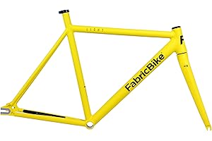 FabricBike Light - Telaio per Biciclette Fixie, Fixed Gear, Single Speed, Telaio e Forcella in Alluminio, 5 Colori, 2.45 g (Taglia M)