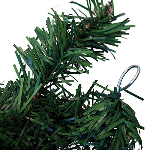 2 Stück Weihnachtsgirlande Tannengirlande 270cm Weihnachtsdekoration weihnachtliche Fensterdekoration Türdekoration Weihnachtsschmuck Tannengrün künstlich - 3