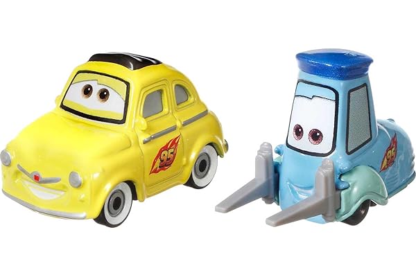 Disney Pixar Cars deux petites voitures Luigi & Guido, jouet pour enfant, FJH93