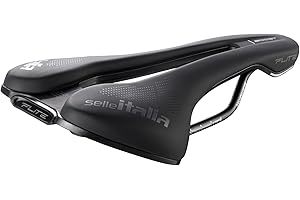 Selle Italia FLITE Boost TM Superflow - Sella Bici da Corsa Flat, Sella Bicicletta Racing, Telaio Manganese, Foro Superflow