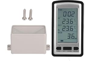 JWTHEE Rain Gauge Outdoor, Wireless Rain Gauge Outdoor Digital Rain Gauges Electronic Remote Rain Collector for Garden and Yard
