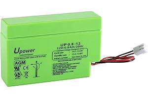 MASTER U-POWER U-Power - Batteria piombo AGM Sigillata 0.8Ah 12V