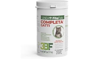 Completa Gatti - 3BF - Mangime Complementare in Compresse per Gatti - Supporto Convalescenza e Debilitazione 25 g - Trebifarma