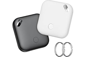 CASCHO Air Tracker, Bluetooth Tracker Tag-2 Pack, Compatible with Apple Find My (iOS Only). Key, Luggage, Suitcase and More Item Finder, IP67 Waterproof, Replaceable Battery, Worldwide Tracking