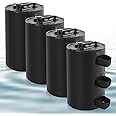 KOMCLUB Canopy Water Sand Weight Bag Tent Weights,4-Pack 10L Leg Heavy Duty Portable Water/Sand Weights Strong Windproof for Tent,Pop up Canopy,Gazebo,Shelter Upgraded(Without Sand) (BLACK)