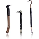Spec Ops Tools 25,4 cm, 38,1 cm ve 76,2 cm tırnak &ccedil;ekici, d&uuml;z kaldırma &ccedil;ubuğu ve levye alet seti, sert &ccedil;elik,%3 gazilere bağı