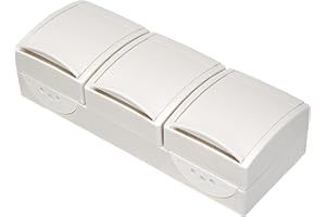 Busch-Jaeger 2300/2300 / 3EW SCHUKO SOCKETS triple alpine Cream 3 ® 54