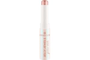 ‎ESSENCE COSMETICS essence JELLY JEWELS glitter stick, Lidschatten, Nr. 03, Braun, langanhaltend, strahlend frisch, schimmernd, vegan, ohne Mikroplastikpartikel, Nanopartikel frei, ohne Parfüm, 1er Pack (2.5g)