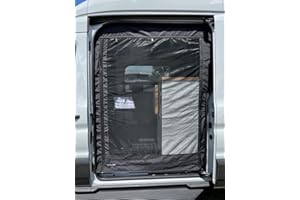 VanEssential Bug Screen Designed for Ford Transit Sliding Door HIGH/Medium ROOF (Right Hand - UK/AUS/NZ) - Magnetic Closure