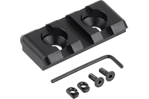 FOCUHUNTER Picatinny-Schiene Adapter Gewehrschiene 3 Steckplätze Mount Rail Aluminium für Jagdsportarten im Freien