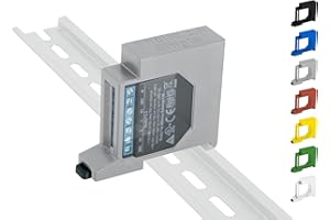 SHELLY HUTSCHIENENHALTER PW3D Shelly 2.5 / EM Hutschienenhalter/Adapter Single DIN Rail bracket (35mm) (Grau)