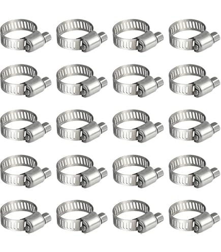Fascette Stringitubo In Acciaio Inox 304 - 20 Pezzi Per Tubi Morbidi - Foto 6