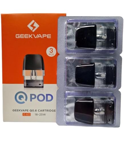 GEEKVAPE SONDER Q Pod Kit Avec Cartouche GEEKVAPE Q (0.8ohm 12-18W) -  Batterie Vape 1000mAh - Cigarette lectronique MTL & RDL : Amazon.fr:  High-Tech
