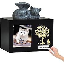 Urne Pour Cendres De Chat - Urne Funéraire Céramique Pour