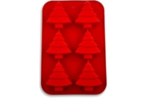 Pritogo Tannenbaum Silikonform, Weihnachten, Backform, Advent, Schnee, Stern, Christkind, BPA-Frei