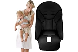 BOMMFU Coussin Chaise Haute Bébé | Housse En Cuir PU Pour Chaise | Coussin Chaise Haute Bebe Pour -t Adapté À La Plupart Des Chaises Hautes, pour Peg Perego?Sies-ta Zero3?Baoneo, Kosmic Jané
