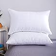 Wakewell Fiber Pillows, Pack/Set of 2 Microfibre Pillow- 61 X 41Cm, Premium Fibre Soft White Pillow, 3 Months Warranty