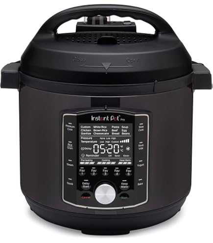 Couvercle Verre Trempé Instant Pot 5-6L - Pour Cuisson Lente, Sautée, Maintien Au Chaud