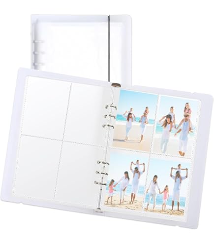 Meowcafe A4 Slim Photocard Binder Pages - 7 Pockets (63x93mm), 50 Pages, 100 Micron, 11 Holes For Kpop (BTS, NCT, ENHYPEN)