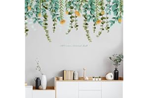 Zfseyuh Pegatina de Pared Vid Llorona de Mosaico,Vinilos para Cristales Decorativos Vinilos de Pared Decorativos Planta Pegatinas