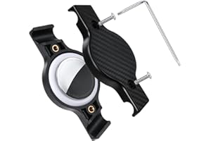 Ainiv AirTag Bicycle, Bicycle Mount for Apple AirTag, Bicycle Attachment with Airtag Trailer Case, Security Screws & Tool, An