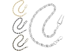 TIONG Orologio da tasca con catena da 35,5 cm con chiusura a moschettone e catena Albert, vestito per il tuo orologio da tasca