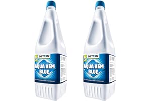 Thetford - Set di 2 asciugamani Aqua KEM Blue da 2 l, per la cura dei WC