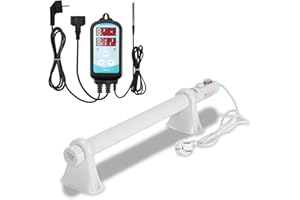 Sonnewelt Riscaldamento a serra da 55 W, con termostato, per serre con built-in, ideale per armadi e serre