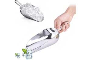 DIOCHE Paletta Ghiaccio, Paletta Cibo, in Lega di Zinco Cibo Buffet Candy Dolci Farina di Ghiaccio Scoop per Home Bar Party 38 once