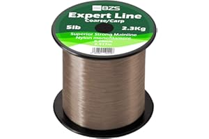 BZS Expert Ligne de pêche Monofilament Carp Line Bobines de monofilament Marron et Transparent