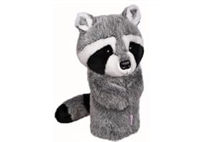 DAPHNE'S HEADCOVERS Daphne's Novely Headcover - Raccoon, grey, white, black