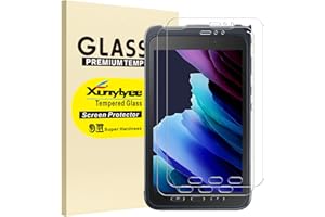 XunyLyee [2 Pièces Verre Trempé pour Samsung Galaxy Tab Active 3 (8,0 Pouces) SM-T570/T575/T577 Protection d'écran Glass