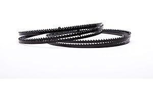 ENCUT Set di 2 lame per sega a nastro ad alte prestazioni, 2240 x 6 x 0,65 mm, 6 denti in acciaio per utensili, per Elektra Beckum, Metabo, Einhell, Güde, Atika, Westfalia e molto altro ancora.