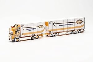 Herpa modèle de Camion Scania CR 20 HD Malmbergs Akeri, fidèle à l'original à l'échelle 1:87, modèle de Camion pour Diorama, modélisme, Made in Germany, modèle Plastique