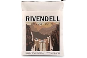 BAUNA LOTR Rivendell - Custodia per libri con elfi magici, idea regalo per amanti dei libri di Aragorn (Rivendell BM)